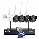 ANNKE 3MP WLAN Überwachungskamera Set Aussen, 16CH 4K NVR mit 4X 3MP WiFi...