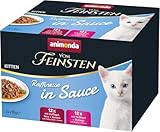animonda vom Feinsten Premium Kitten Katzenfutter nass Raffinesse in Sauce, 24...