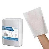 50x ARNOMED® Einmalwaschlappen aus Molton Eco, Einmal Waschhandschuhe für...