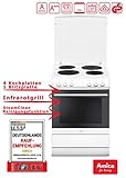 Amica SHE 11660 W Herd Elektro/A / 0,79 kWh / 69 L/Steam Clean/Großer...