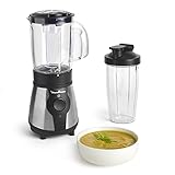 Moulinex Blend&Go LM1B1D 300W Mixer, Smoothie-Mixer mit 750 ml Kunststoffkrug,...