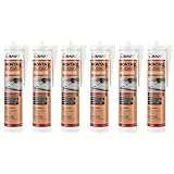 6x dubaust AMK24 Universal Montagekleber Holz Styropor Stein Zierleisten...