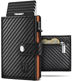 TENBST Geldbörse Herren mit Münzfach & RFID Schutz, Slim Wallet Kartenetui...