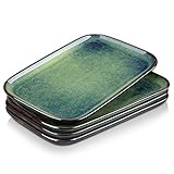 vancasso Servierplatten, STERN Teller Set 4 Personen, Steingut Geschirr...