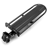 Schwarz Fahrradgepäckträger-Aluminiumlegierung Einstellbare Universal...