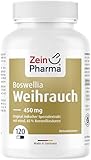 ZeinPharma Weihrauch 450 mg 120 Kapseln - Indischer Boswellia serrata Weihrauch,...