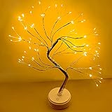 HONPHIER Dekoration Baum Baumlampe beleuchteter Birkenbaum 108 LED Lichterbaum...