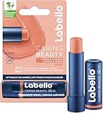 Labello Caring Beauty Nude Lippenpflegestift mit Farbe und Sonnenschutz, farbige...