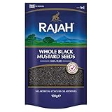Rajah Senfsamen – Ganze, schwarze Senfkörner zum Würzen und Kochen – 1 x...