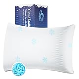 CloudÉtoile Kopfkissen Memory Foam Kissen - Höhenverstellbares Orthopädisch...