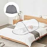 Moskitonetz Pop Up 200 x 80 x 56 cm, Faltbares Moskitonetz, Moskitonetz Reise...