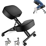 COOCHEER Kniestuhl Ergonomischer, Verstellbarer Kniehocker Stuhl für Büro,...