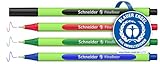 Schneider Line-Up Fineliner (Strichstärke 0,4 mm, aus biobasiertem Kunststoff,...