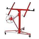 Ikodm Plattenheber klappbar XXL für Rigipsplatten, 132-335cm Arbeitshöhe...