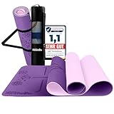 LA MENTE ES MARAVILLOSA - Gymnastikmatte, Rutschfest Yogamatte inkl. Tragegurt +...