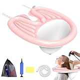 Gobesty Aufblasbares Haarwaschbecken, Mobiles Shampoo Waschbecken, Faltbares...