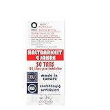 LevinQ Wasserreinigungstabletten [50Stk] *NSFgeprüft* Vorteilspack 100%...