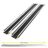 Wiltec 2X Alu Teleskop-Rampe 270 kg 121,5-213,5 cm mit Antirutsch-Belag &...