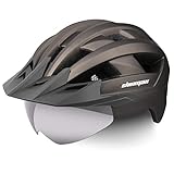 Shinmax Fahrradhelm für Herren Damen MTB Fahrradhelm mit LED USB Rücklicht...