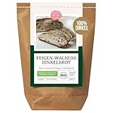 Bio Feigen-Walnuss Dinkelbrot Brotbackmischung | 100% Dinkel ohne Weizen |...