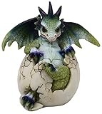 MystiCalls Babydrache im Ei grün - Drachenei, Drache, Baby