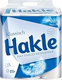 Hakle KLASSISCH Toilettenpapier– 24 Rollen, Die Sanfte Reinigung und Pflege...