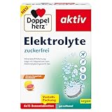 Doppelherz Elektrolyte - Trägt mit Magnesium zum Elektrolytgleichgewicht sowie zur Verringerung von Müdigkeit bei - 90 zuckerfreie Brausetabletten mit Zitronen-Grapefruit Geschmack
