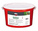 Keim 1250 Biosil Wandfarbe Silikatfarbe innen Innensilikat-Farbe 12,5 Liter,...