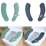 WC-Sitzbezug, Toilettensitzbezug Weich, Toilettensitzauflagen Waschbar, Wc Sitz...