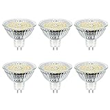 Sarveeta 6 Stück GU5.3 LED Spotlight 5W Dimmbar,12V MR16 LED Bulbs Replaces 50...