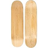 Moose Skateboard-Brett/Deck, 7-lagig, aus natürlichem Holz, 22,9 cm