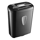 Amazon Basics Mikroschnitt Hochsicherheits-Aktenvernichter für Papier und...