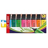 Textmarker - STABILO BOSS ORIGINAL - 8er Pack - mit 8 verschiedenen Farben