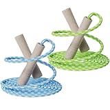 Homello Verstellbare Springseil für Kinder, Springen Seil mit Holzgriff und...