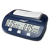 LEAP Schachuhr Verbessert Digitalel Schach Timer mit Bonus & Delay Countdown...