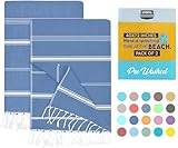 Utopia Towels 2er-Pack Hamamtuch Strandtuch Groß 100x180 cm Saunatuch aus 100%...