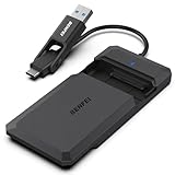 BENFEI Festplattengehäuse 2,5 Zoll, USB C 3.2 Gen 2 / USB Typ-A auf SATA III...
