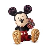 Disney Traditions Mickey With Flowers Mini Figurine