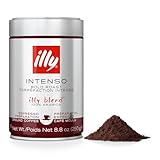 illy Kaffee, Gemahlener Espresso Intenso, intensive Röstung - 1 Dose zu 250 g