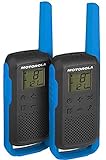 Motorola Talkabout T62 PMR-Funkgeräte (2er Set, PMR446, 16 Kanäle und 121...