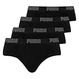 PUMA Herren Slips Briefs Unterhosen 100004633 4er Pack, Wäschegröße:L,...