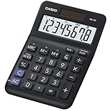 Casio Tischrechner MS-8F, 8-stellig, Steuerberechnung, Währungsumrechnung,...