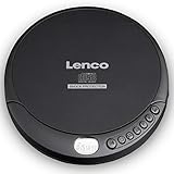 Lenco CD-Player CD-200 Discman mit LCD-Display - Batterie- und Netzfunktion -...