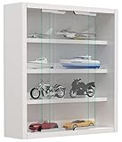 VCM Glasvitrine hängend | Vitrine Glas mit ESG-Sicherheitsglas | Maße: H. 40 x...