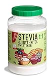 Stevia + Erythrit 1:1 Süßstoff | 1g = 1g Zucker | 100% Natürlicher...