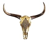 MichaelNoll Stierkopf Stier Bullenkopf Bullenschädel Geweih Hörner...