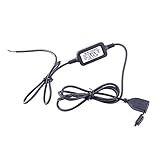 Keenso Motorrad USB Ladegerät, Motorrad Handy GPS USB Steckdose 12V / 24V zu 5V...