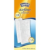 Swirl Airfilter Universal (für Staubsauger, Zuschneidbarer Filter für saubere...