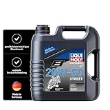 LIQUI MOLY Motorbike 4T 20W-50 Street | 4 L | Motorrad 4-Takt-Öl | Art.-Nr.:...