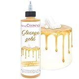 ScrapCooking - Drip Cake Glasur Gold 140g - Kuchenglasur Schnelltrocknend - Deko...